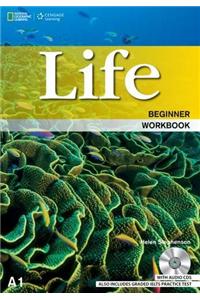 Life Beginner: Workbook with Key plus Audio CD