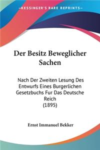 Besitz Beweglicher Sachen