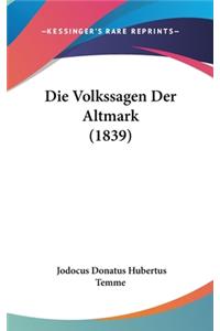 Die Volkssagen Der Altmark (1839)