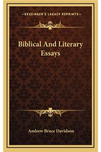 Biblical and Literary Essays