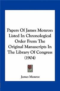 Papers of James Monroe