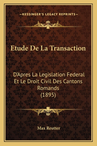 Etude De La Transaction