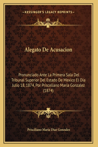 Alegato De Acusacion