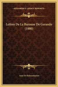 Lettres De La Baronne De Gerando (1880)