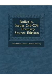 Bulletin, Issues 248-254