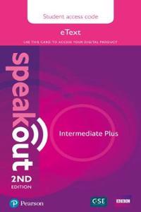 Speakout Intermediate Plus 2nd Edition eText Access Card
