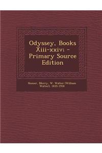 Odyssey, Books XIII-XXIV;