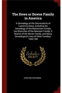 Dows or Dowse Family in America