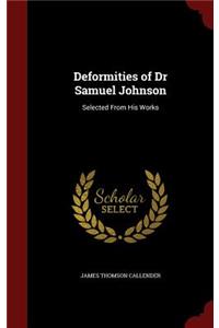 Deformities of Dr Samuel Johnson