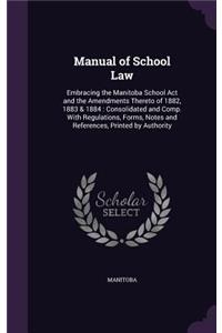 Manual of School Law
