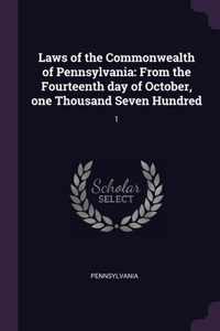 Laws of the Commonwealth of Pennsylvania