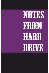 Notes from Hard Drive