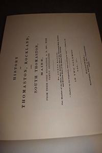 History of Thomaston, Rockland, and South Thomaston, Maine, from Their First Exploration, 1605;vol. 2