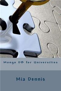 Mongo DB for Universities