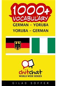 1000+ German - Yoruba Yoruba - German Vocabulary