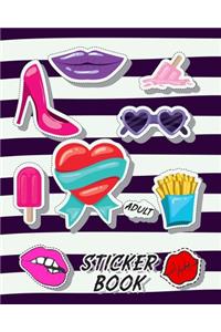 Sticker Book Adult