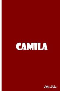 Camila - Red Notebook / Extended Lines / Soft Matte Cover