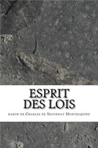 Esprit des lois