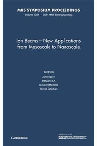 Ion Beams - New Applications from Mesoscale to Nanoscale: Volume 1354