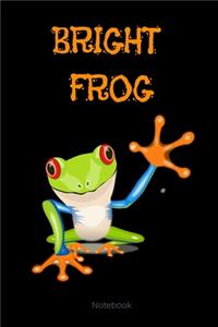 Bright Frog Composition Notebook