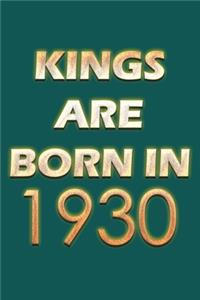 Kings Are Born In 1930 Notebook