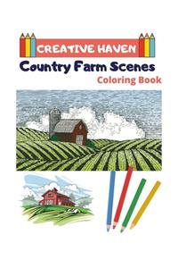 Creative Haven Country Farm Scenes Coloring Book