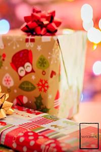 Christmas Time Sketchbook Blank Notebook Drawing Pad