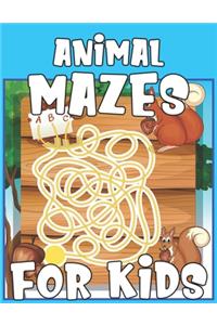 Animal Mazes For Kids