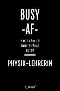 Notizbuch für Physik-Lehrer / Physik-Lehrerin