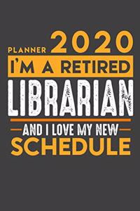 Planner 2020 - 2021 Weekly for retired LIBRARIAN