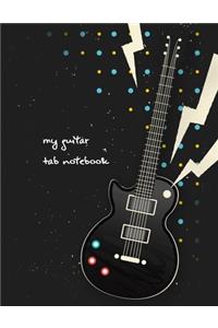 guitar notebook spiral