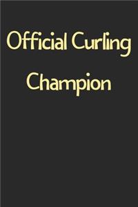 Official Curling Champion