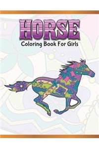 Horse Coloring Book For Girls