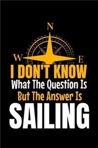 I Don't Know What The Question Is But The Answer Is Sailing