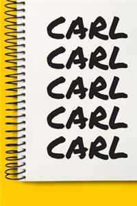 Name CARL A beautiful personalized
