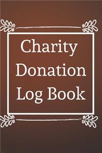 Charity Donation Log Book