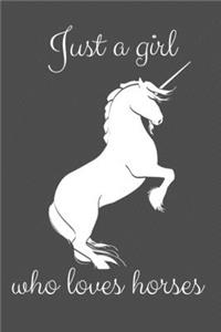 Just a girl who loves horses