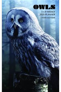 Owls 5 x 8 Weekly 2020 Planner