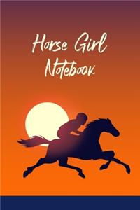 Horse Girl Notebook: Record Your Horseback Riding Practices, Lessons, And Competitions