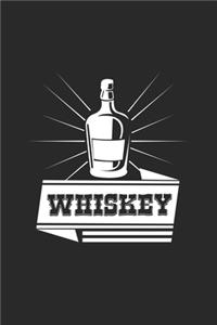 Whiskey: 6x9 Drinks - dotgrid - dot grid paper - notebook - notes