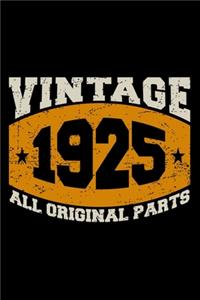 Vintage 1925 All Original Parts