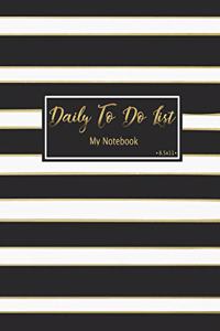 Daily To Do List Notebook