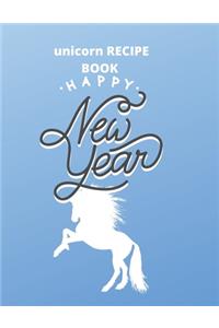 recipe book gift unicorn