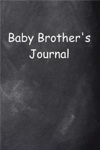 Baby Brother's Journal Chalkboard Design