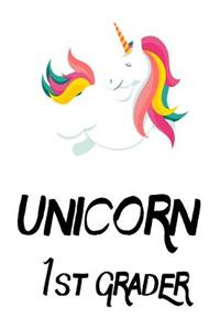 Unicorn 1st Grader: First Grade Girls Gift Notebook For School