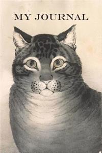 Vintage Art Cat Journal