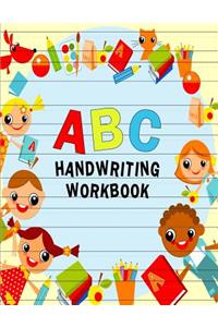 ABC Handwriting Workbook: Uppercase & Lowercase Writing Practice for Kids - Children Frame