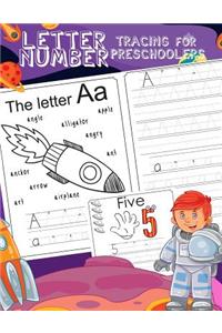 Letter Number Tracing for Preschoolers