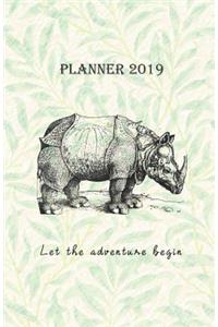 Planner 2019 Let the Adventure Begin