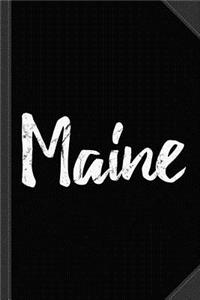 Maine Journal Notebook